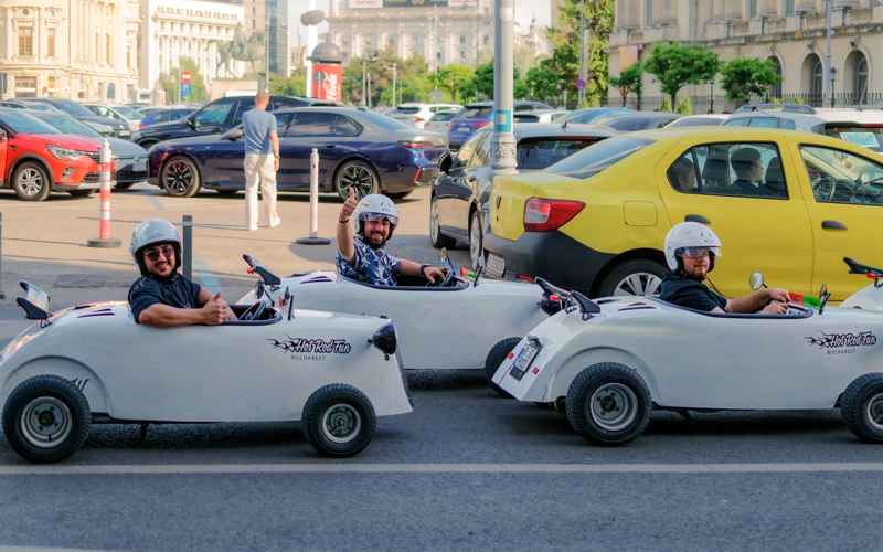 13 - A Hot Rod Fun Bucharest tour taking place in the Romanian capital - side view